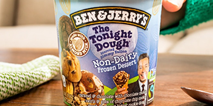 With the release of The Tonight Dough, Ben & Jerry's now has 19 non-dairy flavors. Photo: Ben & Jerry's Facebook.