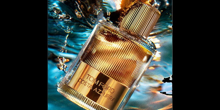 Tom Ford's new Costa Azzura fragrance has a crisp medley of cypress, oaks and aromatics.