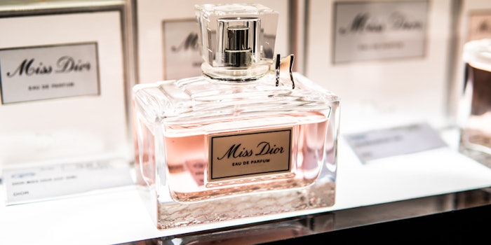 The menu combines food with fragrance.