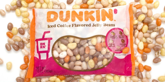 The Jelly Beans launched with a variety of Dunkin's coffee flavors from caramel latte to toasted coconut.
