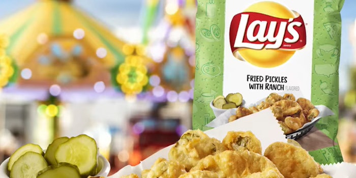 Lay's Fried Pickle With Ranch is being reintroduced from its 2018 launch. Photo: Lay's Facebook.