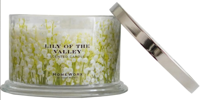 Homeworx by Harry Slatkin's Lily of the Valley Candle. Photo: Homeworx.