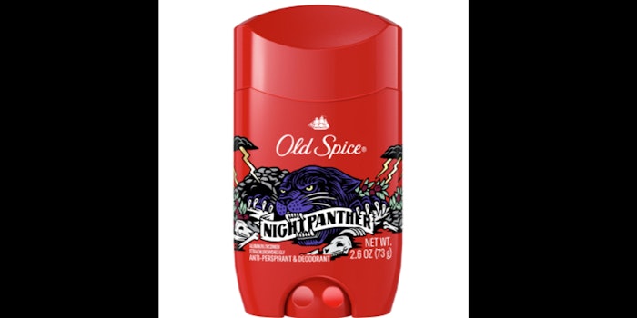 Nightpanther is available in Old Spice's antiperspirant deodorant and deodorant. Photo: Old Spice.