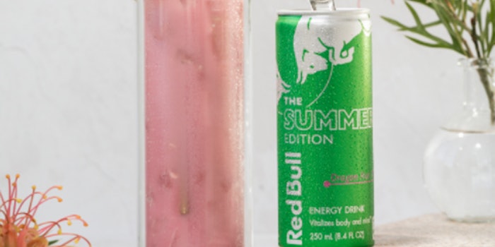 The Red Bull Summer Edition is flavored with the taste of dragon fruit. Photo: Red Bull.
