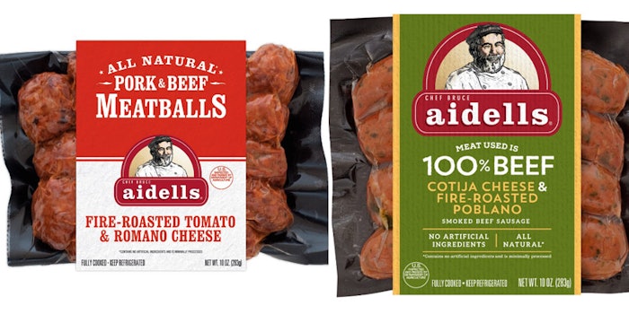 Aidells has launched new meatball and sausage flavors.