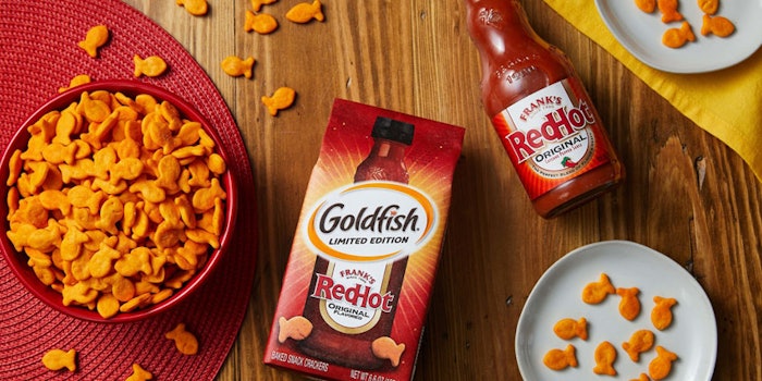 Goldfish Frank's RedHot crackers will be available for a limited time.