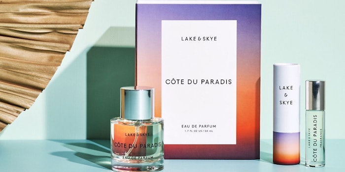 Côte Du Paradis Eau de Parfum is a warm, woody gourmand fragrance. Photo: Lake & Sky's Facebook.