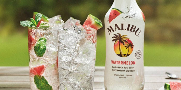 The brand has also released a sparkling malt beverage. Photo: Malibu.