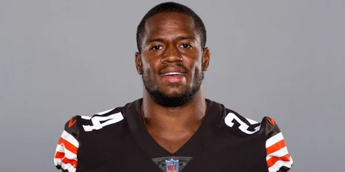 Nick Chubb, Cleveland Browns running back. Photo: Cleveland Browns.