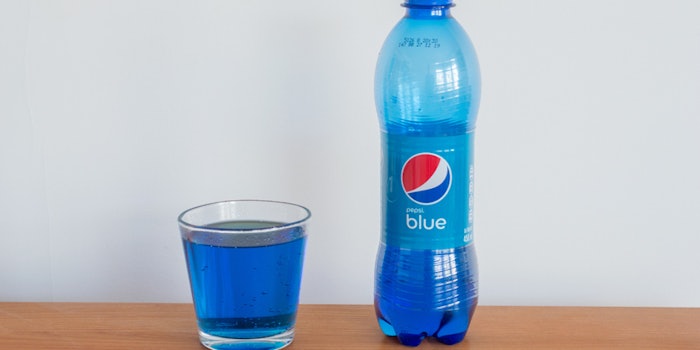 Pepsi Blue has a bright blue color and a berry taste.