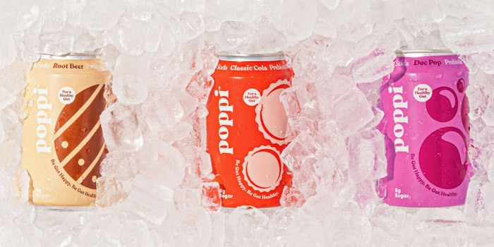 The low calorie, low sugar drink is available in three new flavors. Photo: Poppi's Facebook.