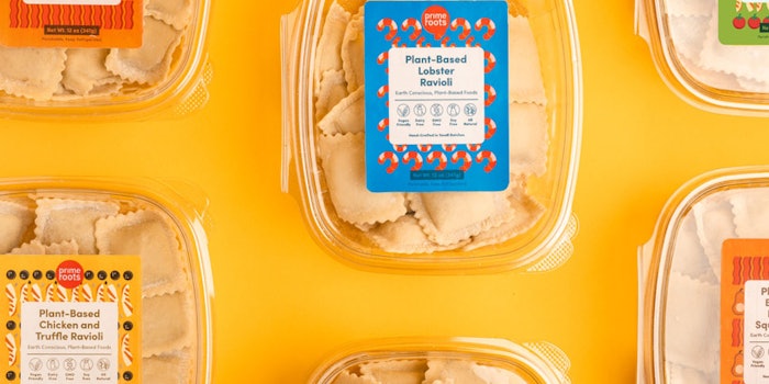 The raviolis are 100% plant-based with flavors such as lobster, sausage and chicken truffle. Photo: Prime Roots' Facebook.