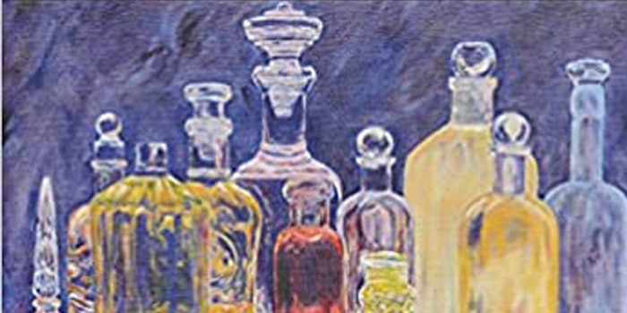 The book delves into the development of fragrances, from essential oils to modern technology.