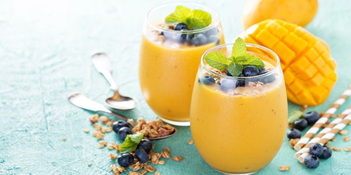 With the addition of 50 ppm, 6,10-dimethyl-5,9-undecadien-2 takes away much of the rough edge that mango flavors are prone to having.