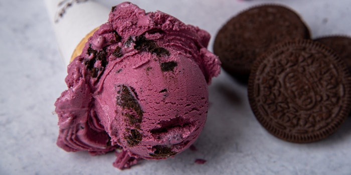 The newest flavor of Black Raspberry Cookies & Cream is available for a limited-time. Photo: Graeter's Ice Cream's Facebook.