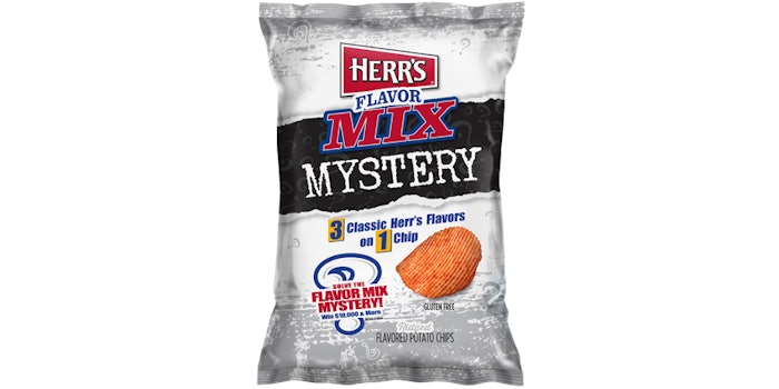 The Flavor Mix Mystery combines three flavors in one. Photo: Herr's.