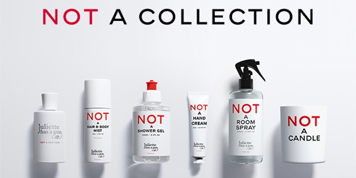 The line's scent is inspired by the company's Not A Perfume fragrance. Photo: Juliette Has a Gun.