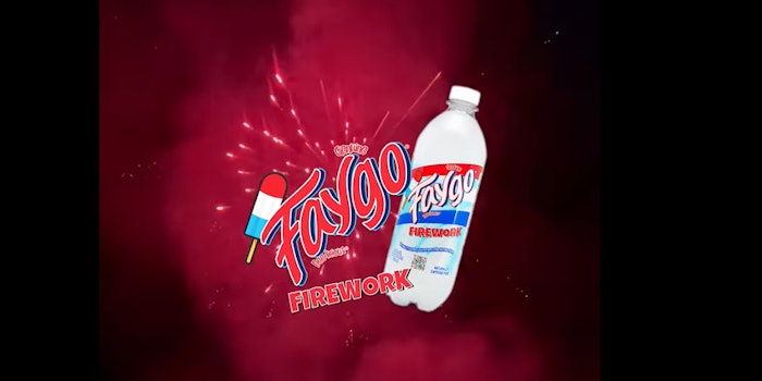 The flavor combines lime, blue raspberry and cherry. Photo: Faygo's Facebook.