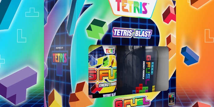 The Tetris Blast flavor is part of a limited-edition collector's box.