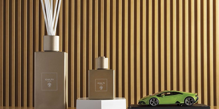 The diffuser is available in three sizes, online and in-stores. Photo: Lamborghini's Facebook.