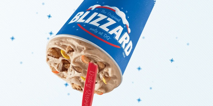 The August Blizzard flavor is available now while supplies last.