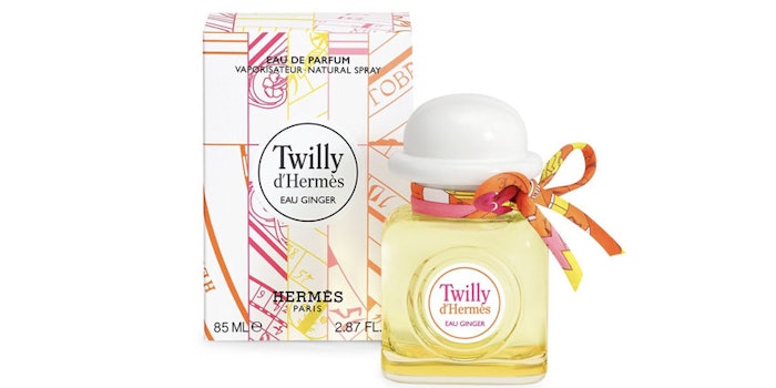 The ginger fragrance includes floral and cedar notes.