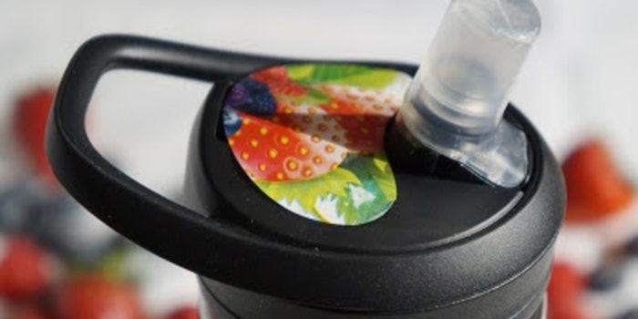The stickers can be used on water bottles, beer cans and soda.