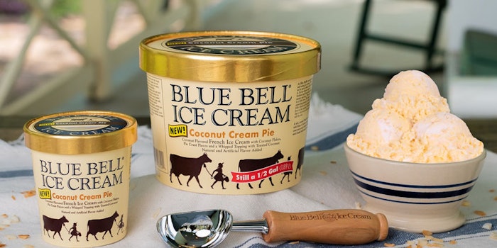 The flavor comes in time for National Ice Cream Month and will be available for a limited-time. Photo: Blue Bell Ice Cream's Facebook.