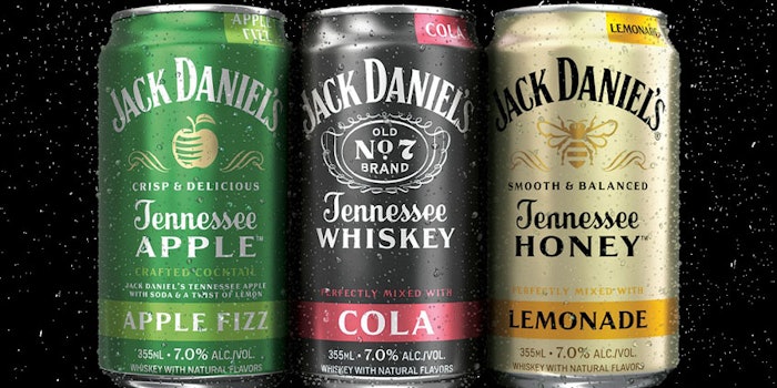 The flavor joins Jack Daniel's Cola and Lemonade.