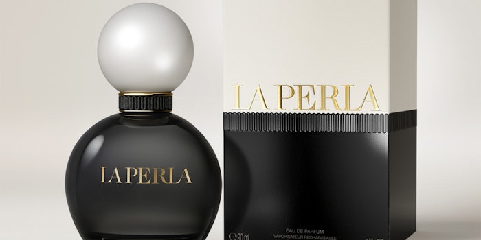 The fragrance is vegan, refillable and made from sustainable ingredients. Photo: La Perla Beauty.