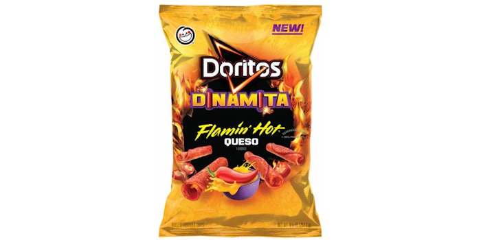 The flamin' hot queso flavor will be available for a limited time and sold in various sizes.