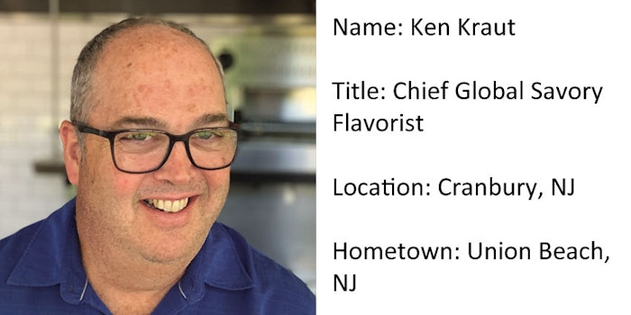 This month's Profiles column features Ken Kraut, flavorist at ADM.