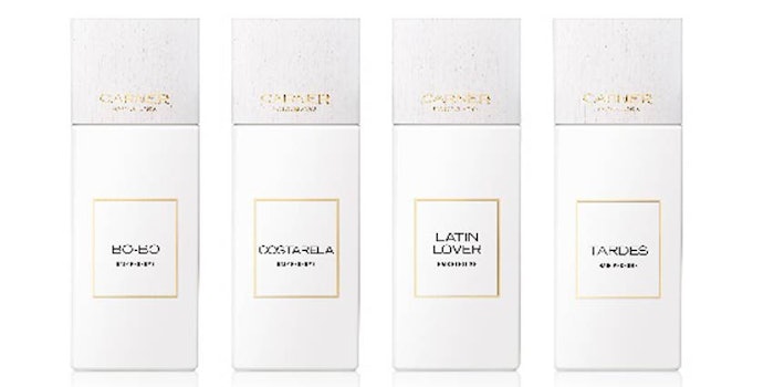 The hair perfumes are inspired by the Mediterranean and offered in 50ml bottles with a wooden cap made by Quadpack Wood.