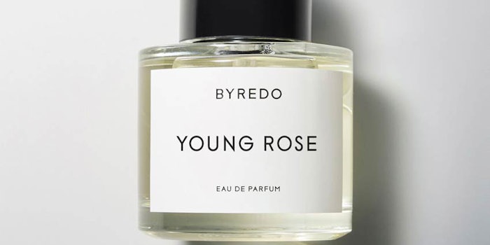 The fragrance features top notes of ambrette seeds and Sichuan pepper, middle notes of orris and rose and base notes of musk and ambroxan.