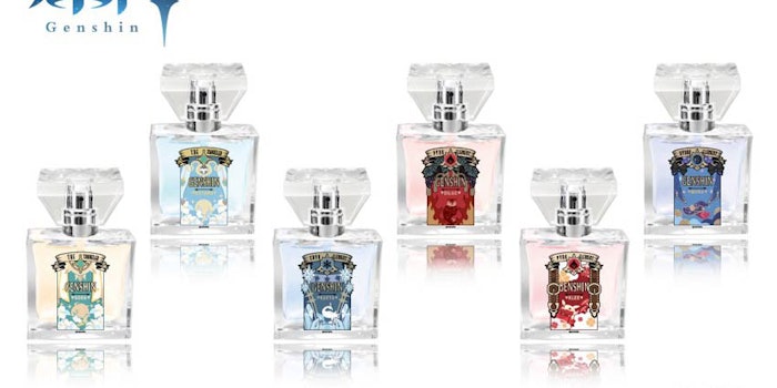 Each fragrance in Primaniacs' Genshin Impact collection is inspired by a character from the video game.