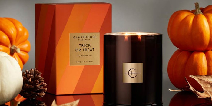 The limited-edition soy candle is triple scented to evoke the scent of pumpkin pie filling.