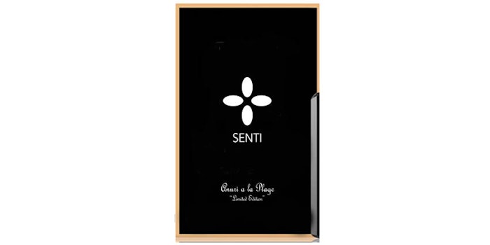 Anuri a La Plage features aquatic notes with African sweet orange, iris, blueberry, Madagascar vanilla and Virginia cedar.