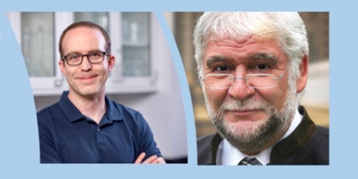 (L to R) Joel Mainland, associate member, Monell Chemical Senses Center, Dr. Peter Schieberle, food chemistry professor emeritus, Technical University of Munich