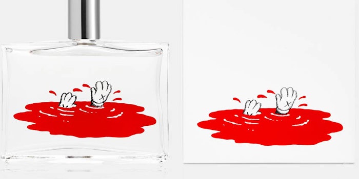 The fragrance is a musk floral scent featuring notes of turmeric leaves and root oil, orange blossom and cashmeran.