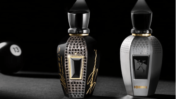 The parfum includes notes of bergamot, rum, patchouli, cinnamon, Bulgarian rose and more.