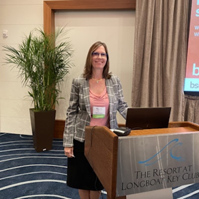 One major announcement was the passing of the baton to the incoming NAFFS president, Maureen Murphy of Berje (pictured).