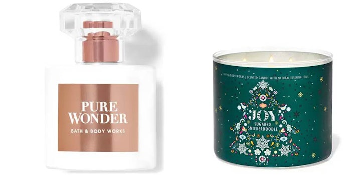 The collection features scents in a variety of forms, including parfum, soaps and candles.