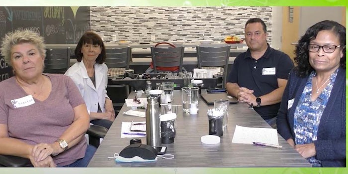 Michalski (Back L) is joined by Bill Aslanides (Back R), Deborah Barber (Front R) and Cyndie Lipka (Front L).