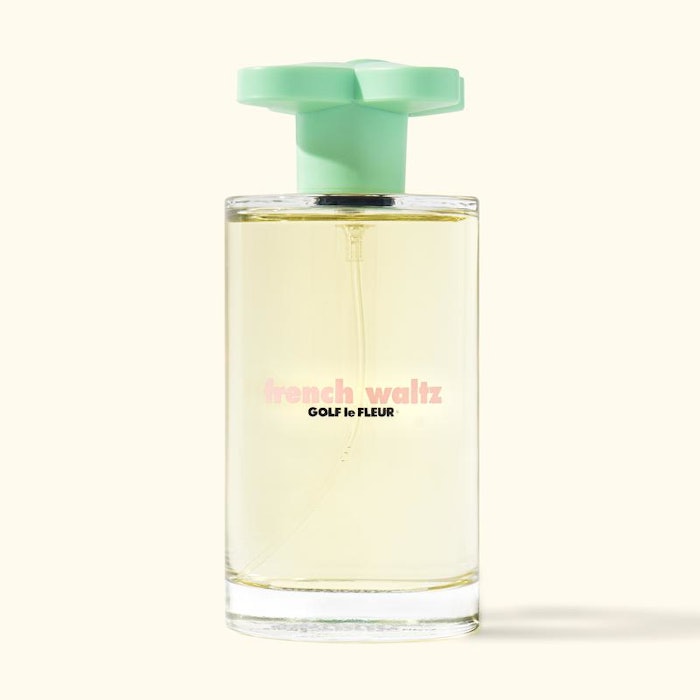 The rapper's debut perfume is a rose-musk fragrance with notes of jasmine petals, mandarin, magnolia and sandalwood.