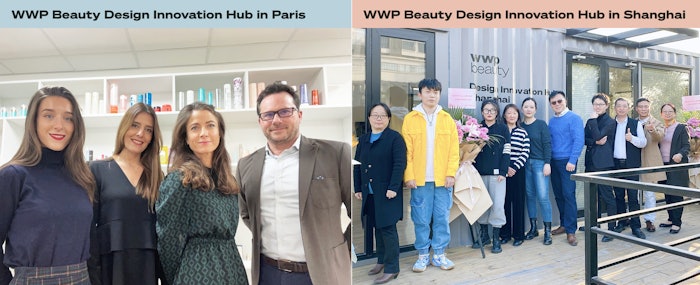 WWP's Paris and Shanghai design innovation hub teams.