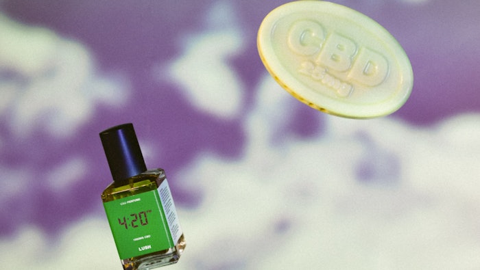 The 4:20 perfume has fragrance notes of smoky sandalwood and patchouli.