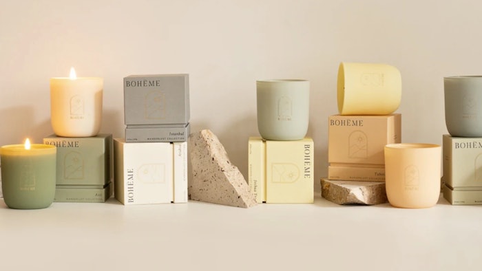 Bohēme, a female-founded candle and fragrance brand, offers sustainable fragrance products that are phthalate-free and made with custom-crafted oils and all-natural cotton wicks.