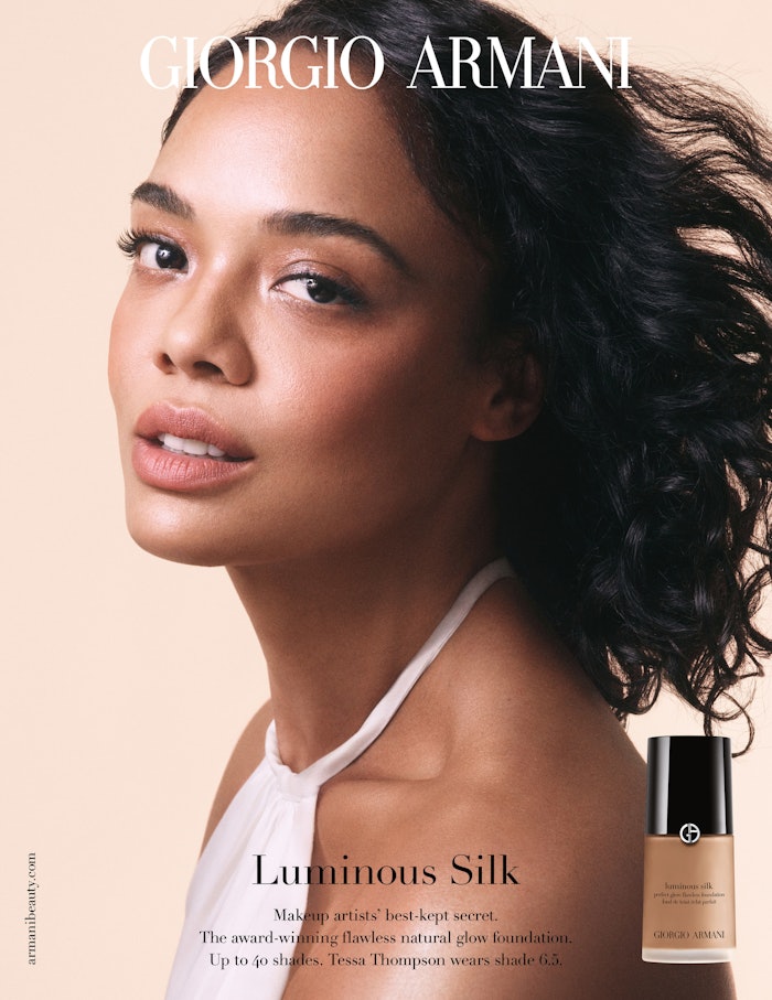 Tessa Thompson has been named the new face of Armani Beauty.