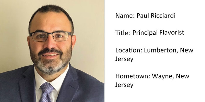 This Profiles column features Paul Ricciardi, flavorist at Campbell Soup Company.