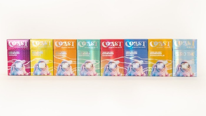 Coast smokes are made from pure hemp and utilize natural herb wraps and biodegradable filters.